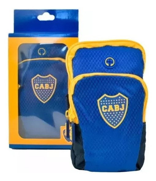 Brazalete Deportivo Porta Celular Boca Junior Oficial 1