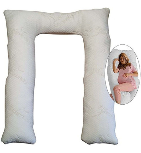 Almohada Corporal En Forma De U | Látex Orgánico Triturado | 0