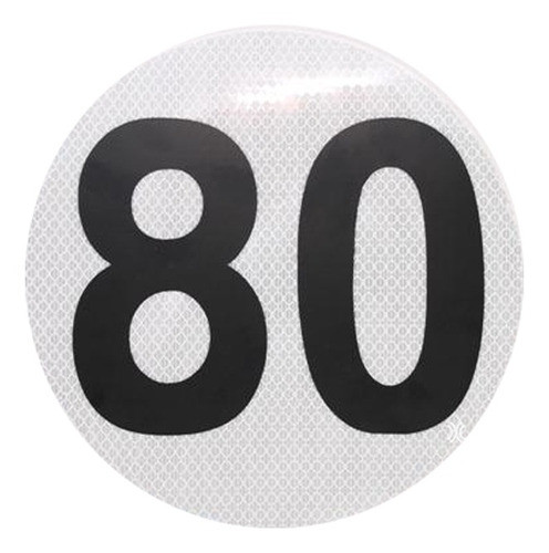 Circulo Velocidad Maxima 80km/h 0