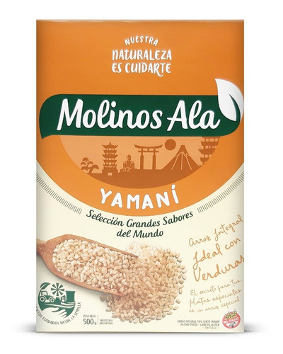 Arroz Yamani Y Carnaroli Molinos Ala Sin Tacc Caja 500g X 2 1