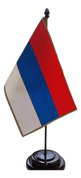 Mástil Escritorio Madera-bandera Misiones Calidad Premium 0