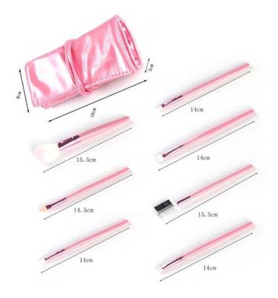Estados Unidos Bolsa 7pcs/set Moda Mujer Niñas Maquillaje Ce 1