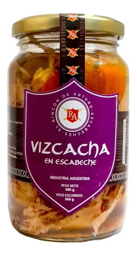 Escabeche De Vizcacha X 480 Gm- Rincon De Arturo 0