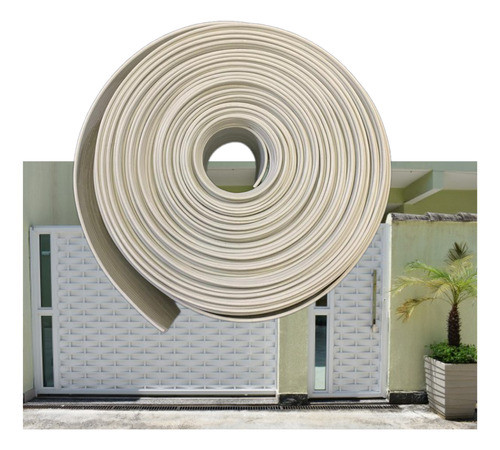 Separador De Jardim Limitador Divisor Canteiro Branco 10x50m 1