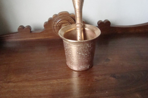 Almofariz Antigo Em Bronze Com Pistilo 0