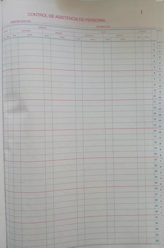 Libro Rab De Contabilidad Control De Personal T.flex(2308p) 1