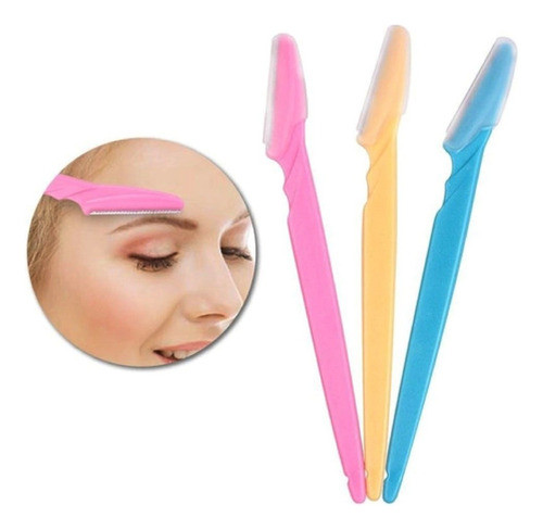 Navaja Perfilador Para Cejas Y Rostro Pack X3 Unidades 0