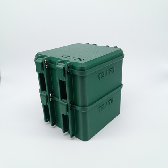 Caja Porta Balas Munición 50 Cartuchos Cal. 12/70 (apilable) 0