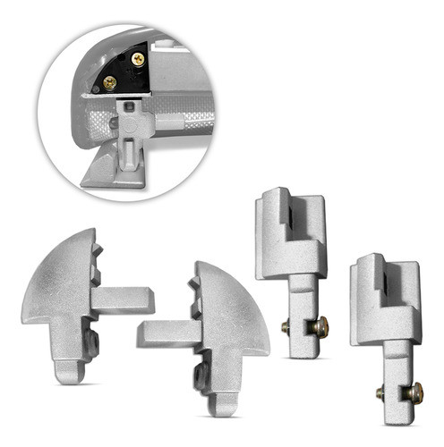 Kit Cantoneira Reto F1000 Cs Ct085 Capota Flash Cover 0