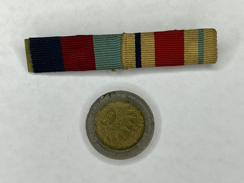 Cinta Medalla Británica Atlantic-afr Original Segunda Guerra 0