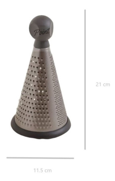 Rallador Conico Circular De Acero Inoxidable Antideslizante 1 Rallador Conico Circular De Acero Inoxidable Antideslizante 1