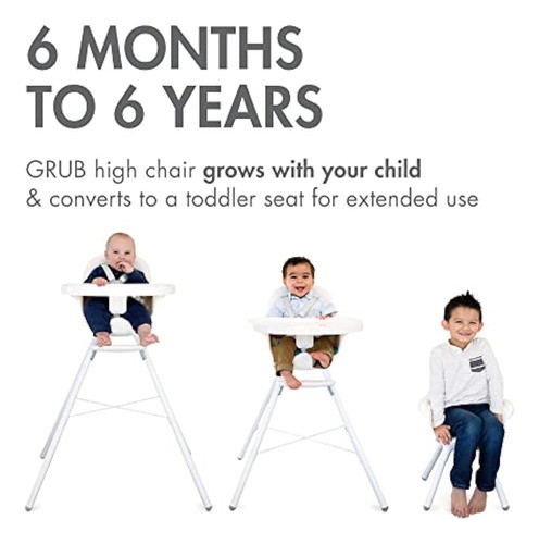 Silla Alta Convertible 2 En 1 Boon Grub Para Bebés Y Niños P 1