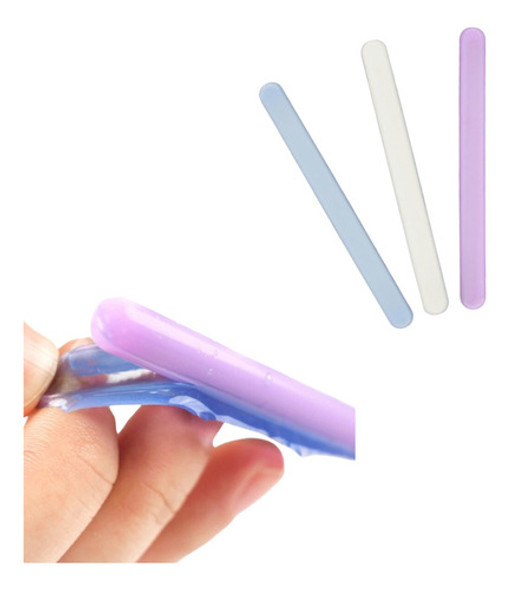 Set X3 Varillas Palitos Mezcladoras Silicona Para Resina 0