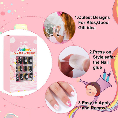 Nail Tip Nails 120 Unidades/conjunto Diy Kids Gift Nail Fals 1