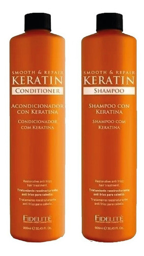 Shampoo Y Acondicionador Keratina X 900 Ml Fidelite 0