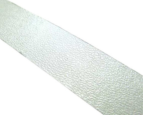 Tira De Couro Natural/legítimo 2.5 Cm Prateado (3 Tiras) 0