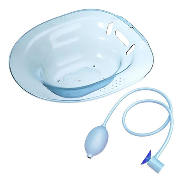 Banheira De Assento Para Assento De Vaso Sanitário Com Azul 0