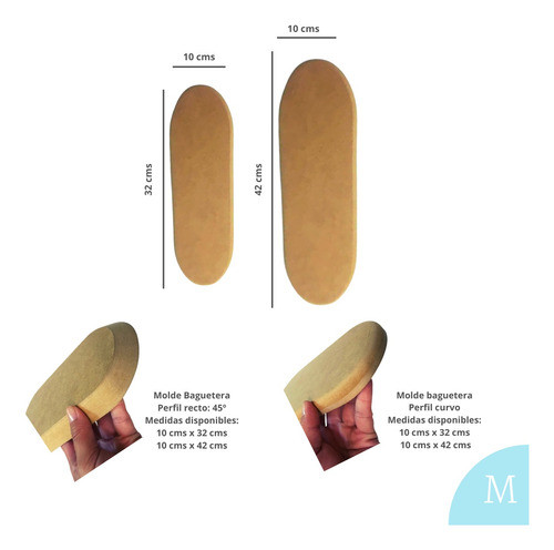 Molde Baguetera Grande - Perfil Curvo- Para Cerámica 1