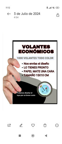 Volantes Económicos 1000 Blanco Y Negro! Oferta 0