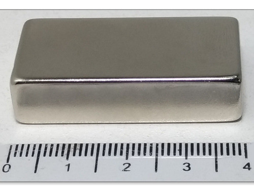 Imã De Neodímio N52 40mm X 20mm X 10mm - 1pç Super Forte 0
