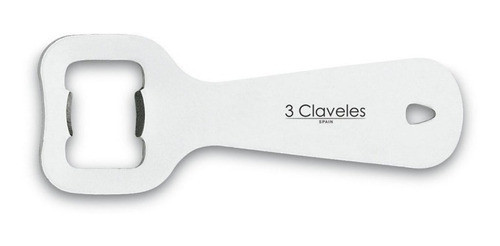 Destapador De Botellas 3 Claveles Plano Niquelado 0