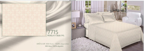 Jogo De Cama Solteiro Trésor 300 Fios 100% Algodão - 0606 0