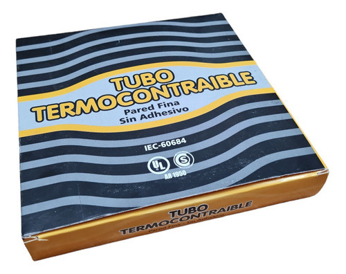 Termocontraible 2mm Color Negro De 2mm A 1mm X 10mt 1