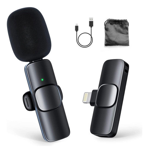 Gimpro Wireless Lavalier Microphone Para iPhone, Micrófono 0