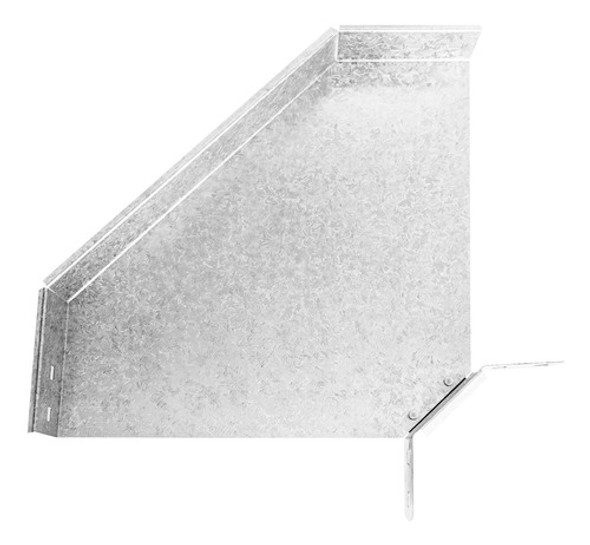 Curva Plana 90° Para Bandeja Portacable 25cm 7mm Espesor 0