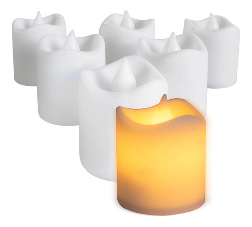 Set De 24 Velas Led Calidas A Pilas Oferta Mf Shop 0