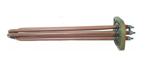 Resistência Flange Ovalada 12kw 220v 3u 1/2 300mm - Cobre 0