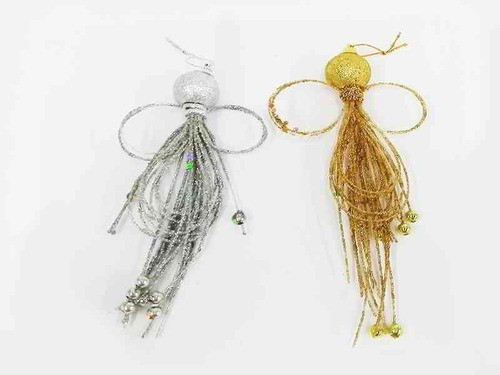 Angel De Brillantina Decoraciónes Navideñas X1 0