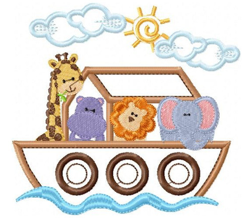 Matriz Para Bordados Maquina Animales Arca De Noé 2926 0