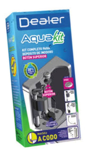 Aqua Kit Descarga Para Depósitos  A Codo B/superior Dealer 0
