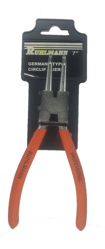 Pinza Seeger Seguer 7 Pulgadas Abrir Curva Ruhlmann Ru1012 0