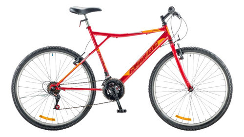 Bicicleta Mtb Roja 26  Futura Techno26 C/pie De Apoyo 21v 0