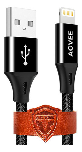 Agvee [paquete De 3 Cables De Carga De 1.5 Pies Para iPhone, 0