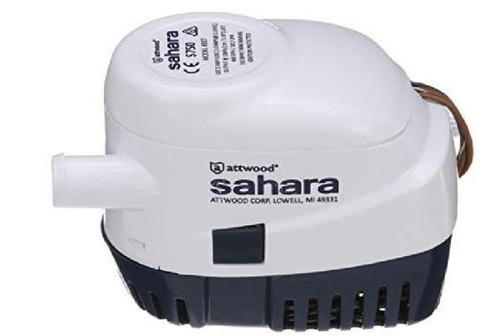 Bomba De Achique Electrica Automatica 500gph Attwood Nautica 0