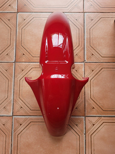 Guardabarro Delantero Honda Titan 150! Rojo! Calidad Premium 1