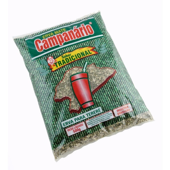 10kg De 20x500g De Erva Mate Tereré Campanário Tradicional 0