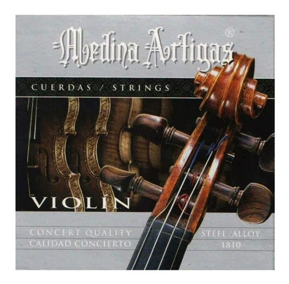 Encordado Medina Artigas 1810 Para Violín Cuerdas De Acero 0 Encordado Medina Artigas 1810 Para Violín Cuerdas De Acero 0
