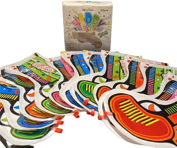 Arma De Fogos De Artifício Inflável, Confete 12 Peças 0