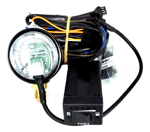 Trio Elétrico Tury Gas T1000a Chavinha Manômetro Cabo 0