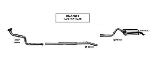 Escape Completo Renault Clio (2) 1.2 (2002-2011) 1