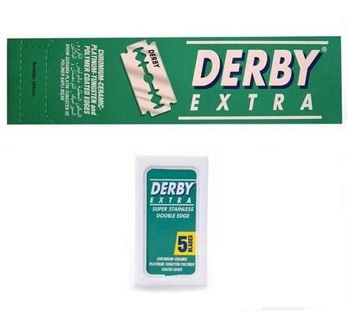 Hojas De Afeitar Doble Filo Derby Extra Blister X 100 Barber 0