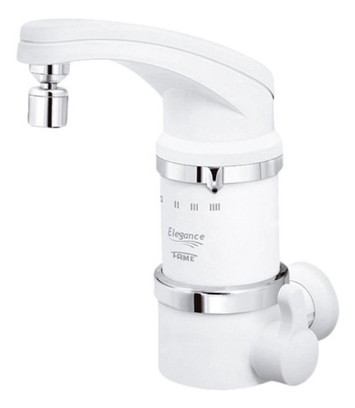 Torneira Elétrica 4t Elegance Branca 220v/5400w Parede Fame 0