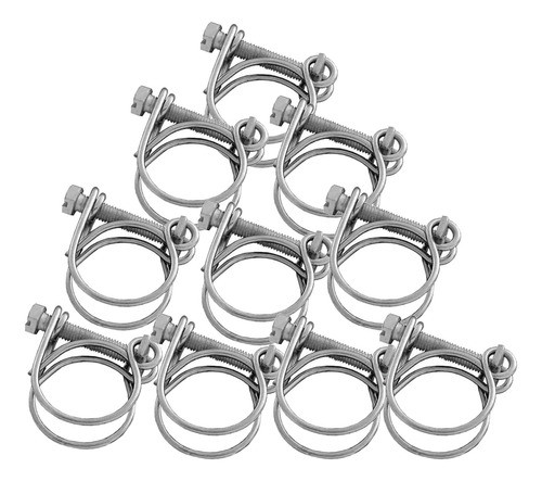 Abrazadera Alambre Manguera Riego Goteo 16.5- 22mm Pack X10 0