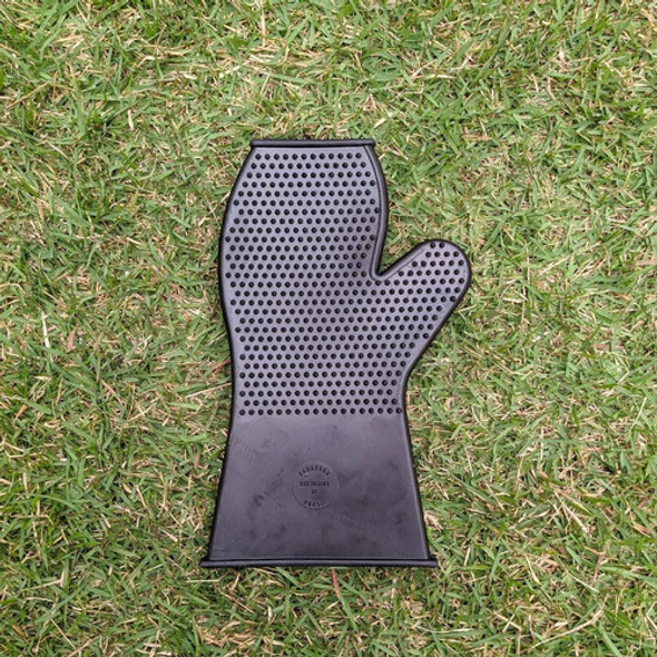 Luva Raspadeira De Borracha Para Limpeza Higiene Em Cavalo 1