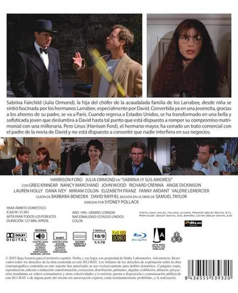 Blu-ray Sabrina (1995) 1