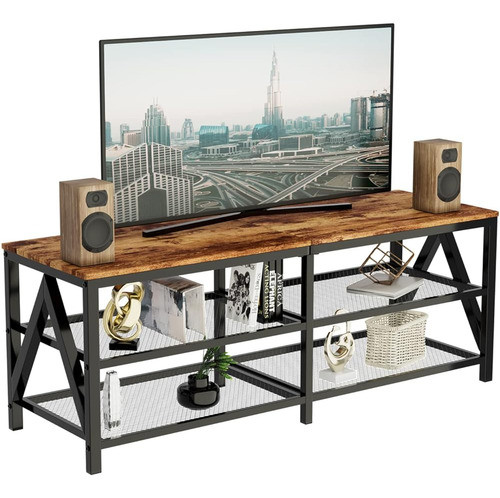 Katrawu Tv Stand Para 60 65 Pulgadas Tv, Largo 55  Centro De 0